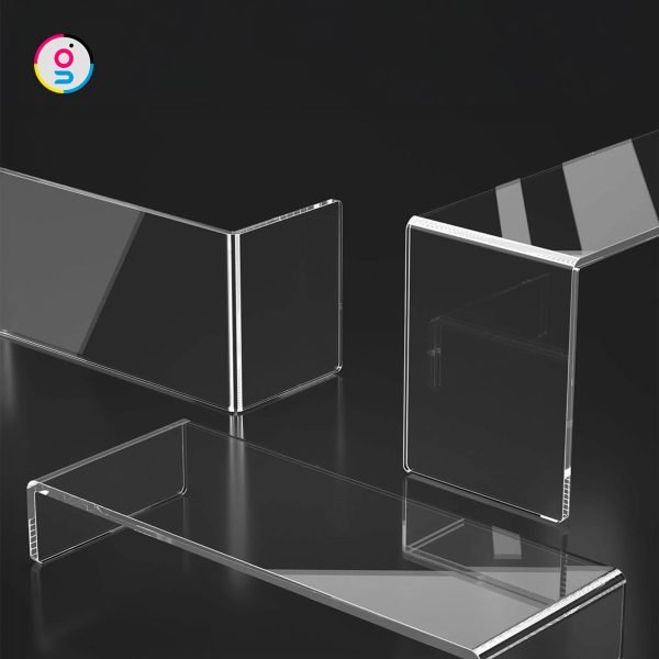 Pleksi Teşhir Standı Seti – 3 Farklı Yükseklik | 4mm Kalınlık - Görsel 5
